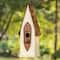 Glitzhome® 13.25" White Distressed Wood Birdhouse